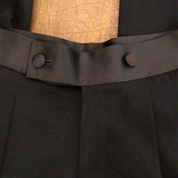 Nolan Miller Black Wool Pants - Picture 4 of 7